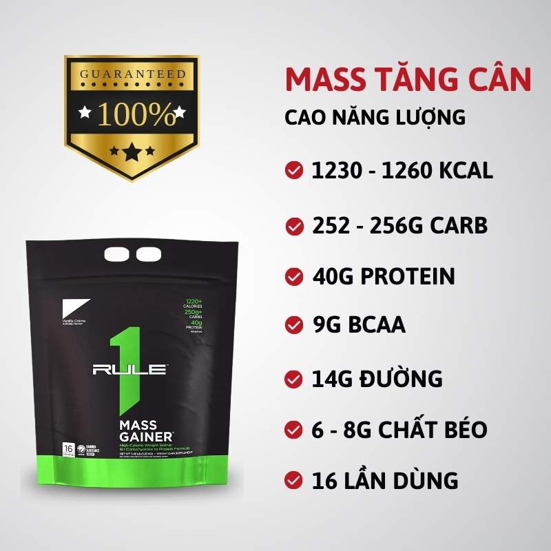 Rule1 Mass Gainer 11.5lbs