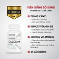Ostrovit Vitamin D3+K2 Calcium - 90 viên