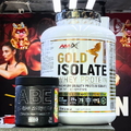 Combo tăng cơ, tăng sức mạnh Amix Gold Isolate + ABE Pre-workout