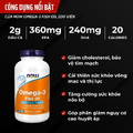 Combo tăng cơ, dầu cá Hydropure + Now Omega-3 Fish Oil