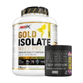 Combo tăng cơ, tăng sức mạnh Amix Gold Isolate + ABE Pre-workout