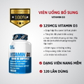 EVL Vitamin D3 5000 IU - 120 viên