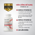 Ostrovit Vitamin D3 4000+K2 - 110 viên