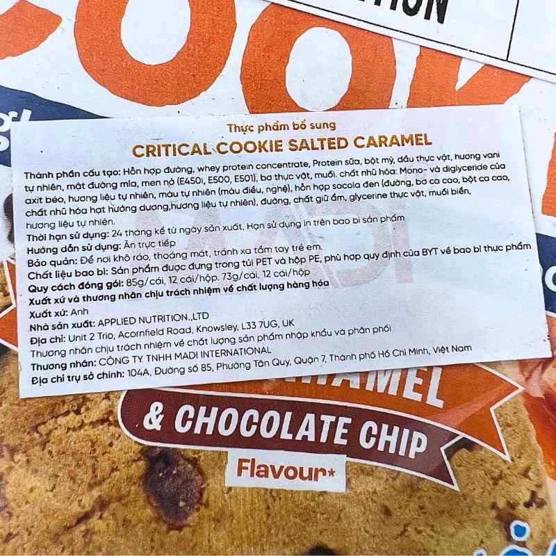 Applied Nutrition Critical Cookie