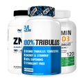 Combo tăng cường sinh lý nam, bổ sung vitamin Tribulus, ZMA, Vitamin K2+D3