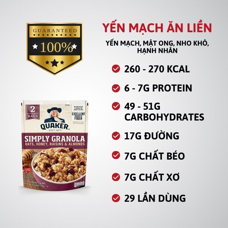 Quaker Simply Granola 2lbs - Giá tốt 2024