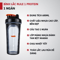 Bình lắc Rule1 1 ngăn - 600ml