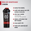 Bình lắc SmartShake PhilHealth 3 ngăn - 800ml