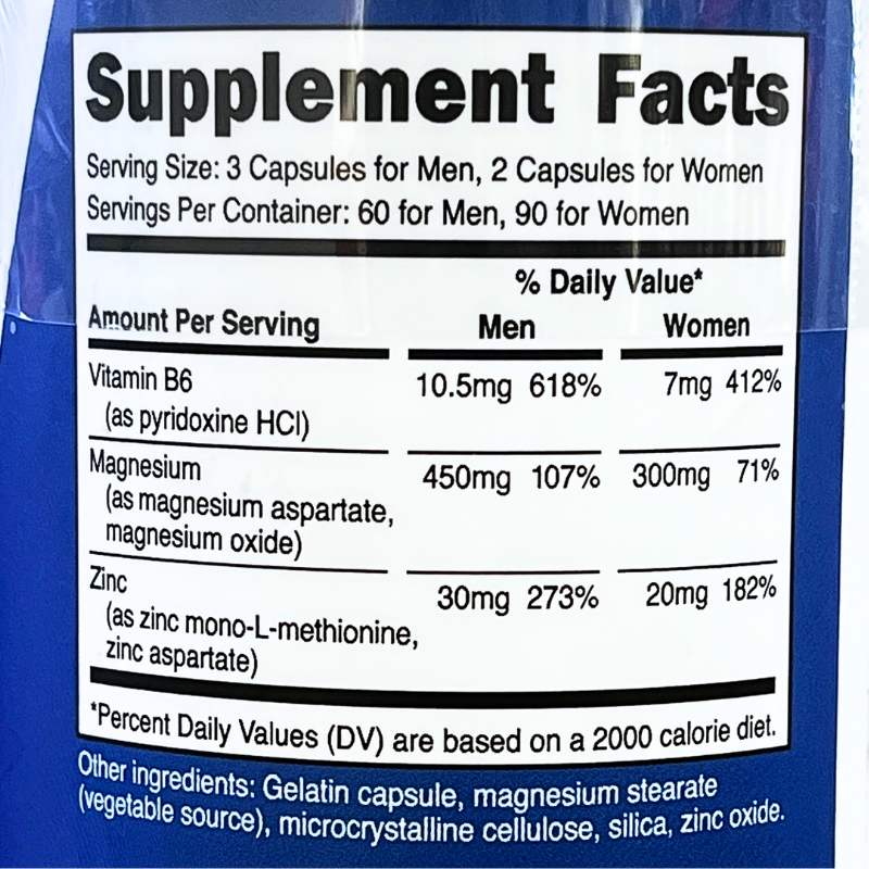 Nutricost ZMA Anabolic Mineral Support - 180 viên