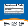 Nutricost Biotin Vitamin B7 - 240 viên
