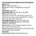 Eflow Nutrition Enrage Black 30 servings