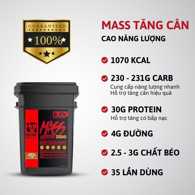 Mutant Mass Extreme 2500 22lbs