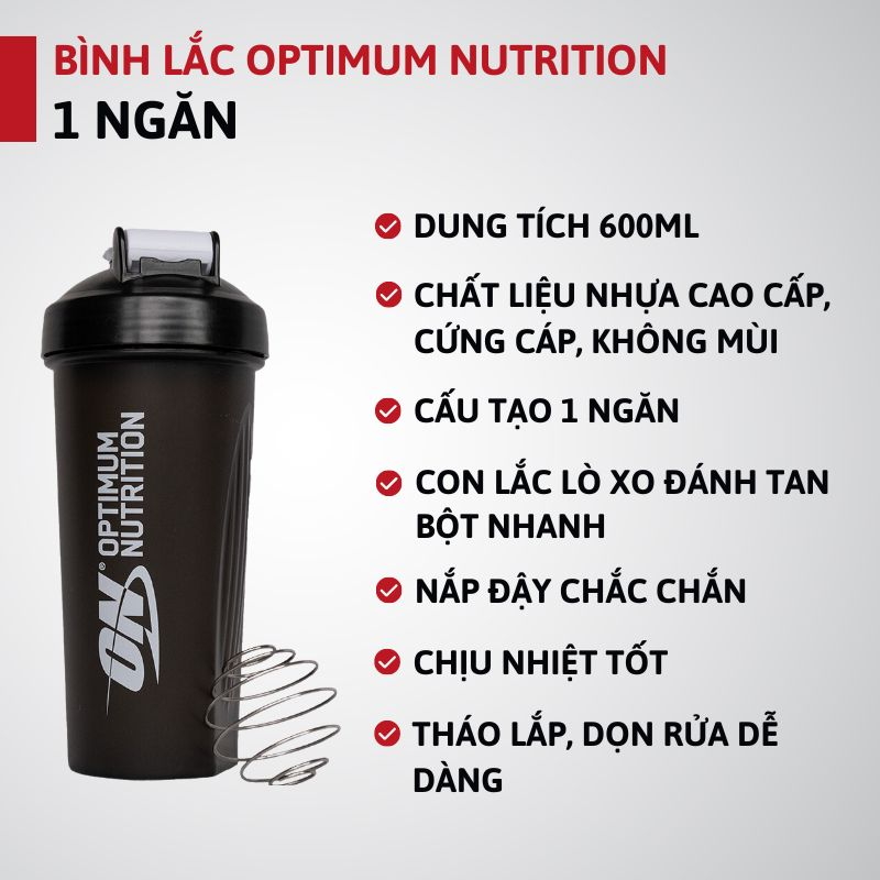 Bình lắc ON 1 ngăn - 600ml