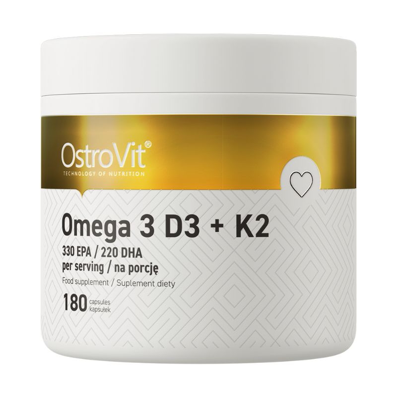 Ostrovit Omega 3 D3+K2 - 180 viên