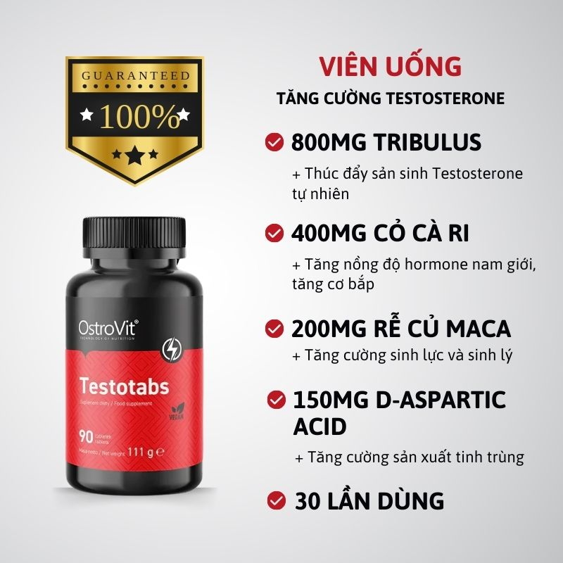 Ostrovit Testotabs - 90 Viên