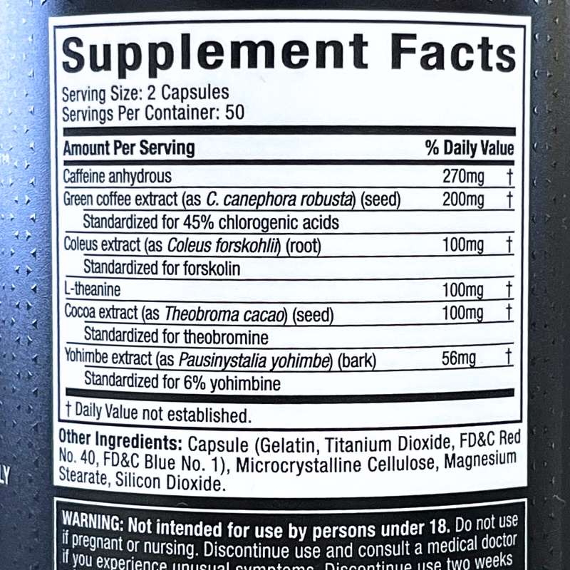 Muscletech Hydroxycut Elite Hardcore - 100 viên