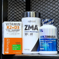 Combo tăng cường sinh lý nam, bổ sung vitamin Tribulus, ZMA, Vitamin K2+D3