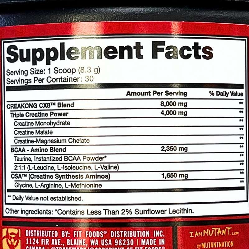 Mutant Creakong CX8 249g