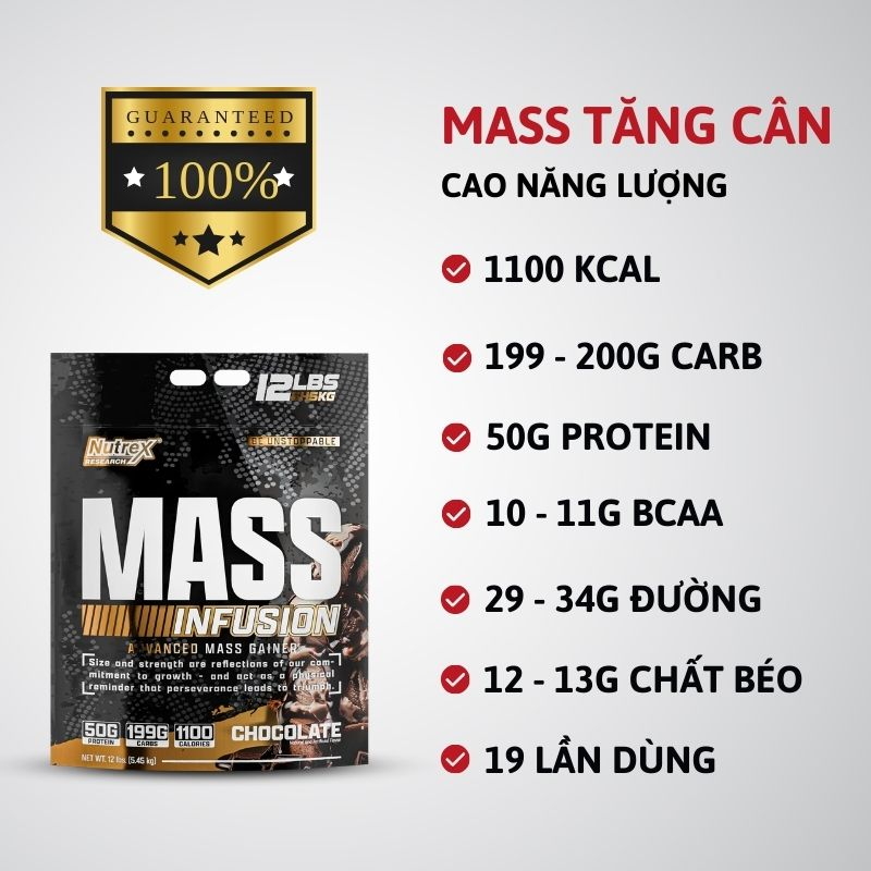 Nutrex Mass Infusion 12lbs