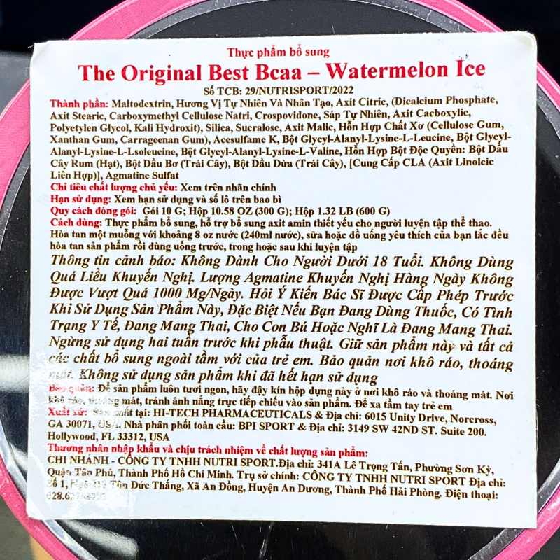 BPI Best BCAA 30 servings