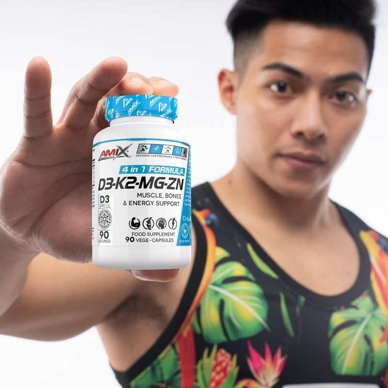 Amix 4in1 D3-K2-Mg-Zn - 90 viên