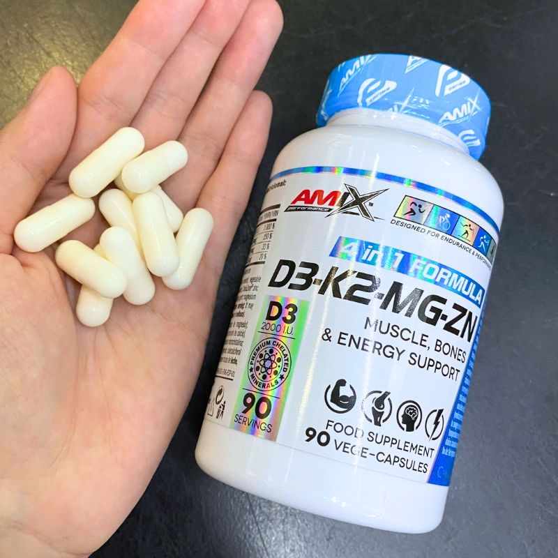 Amix 4in1 D3-K2-Mg-Zn - 90 viên