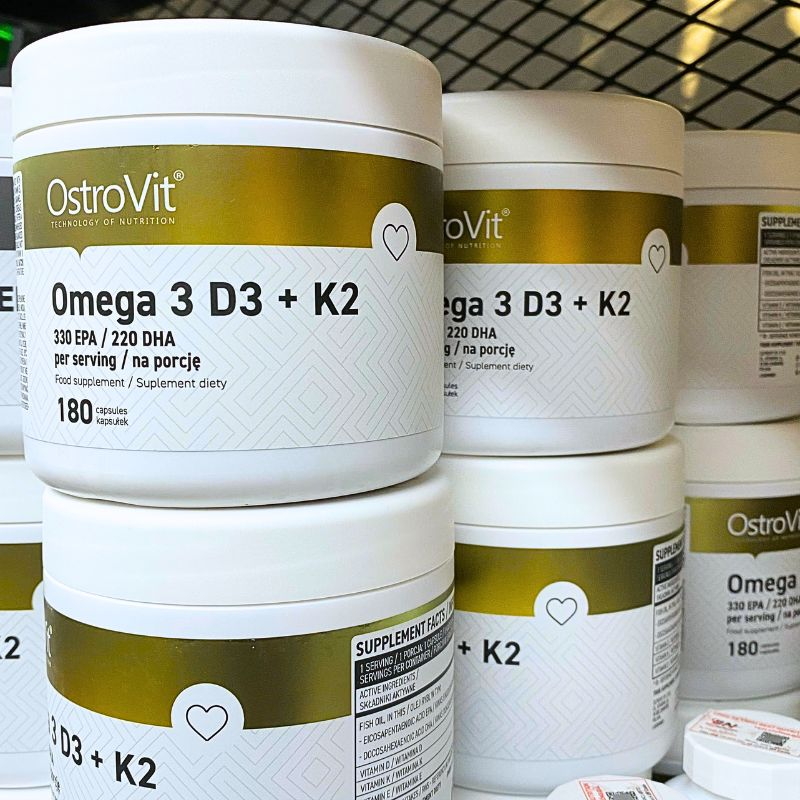 Ostrovit Omega 3 D3+K2 - 180 viên