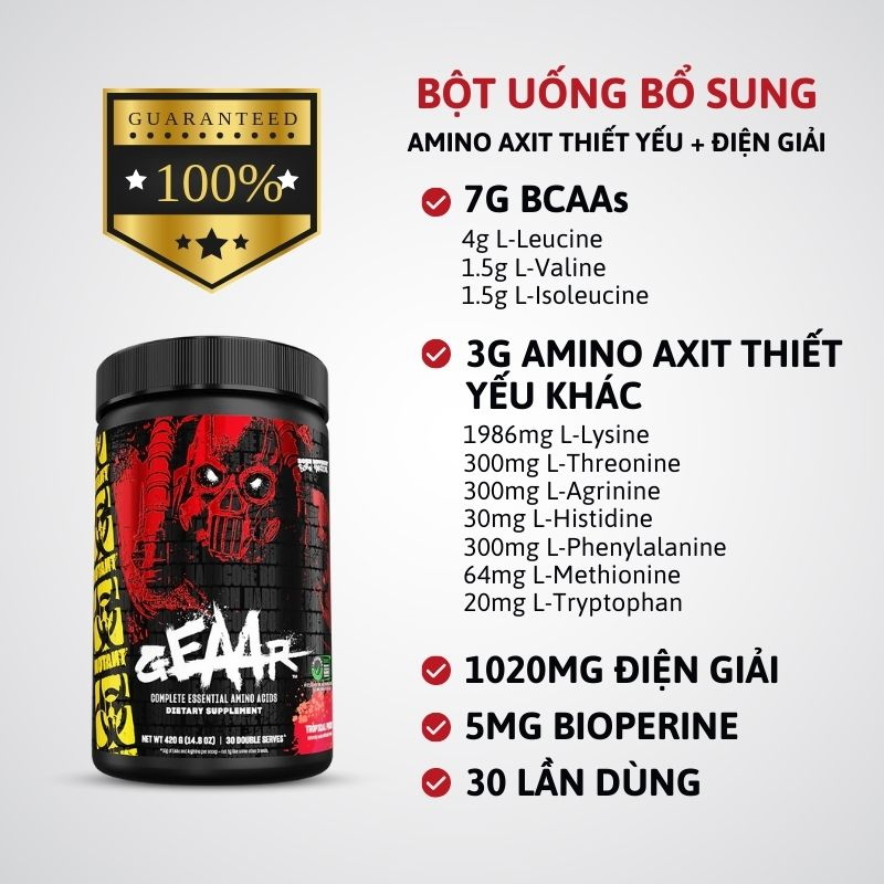 Mutant GEAAR 30 servings