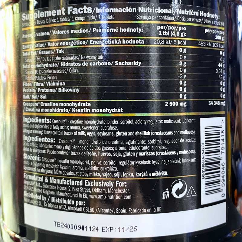 Amix Creatine Chewables - 60 viên