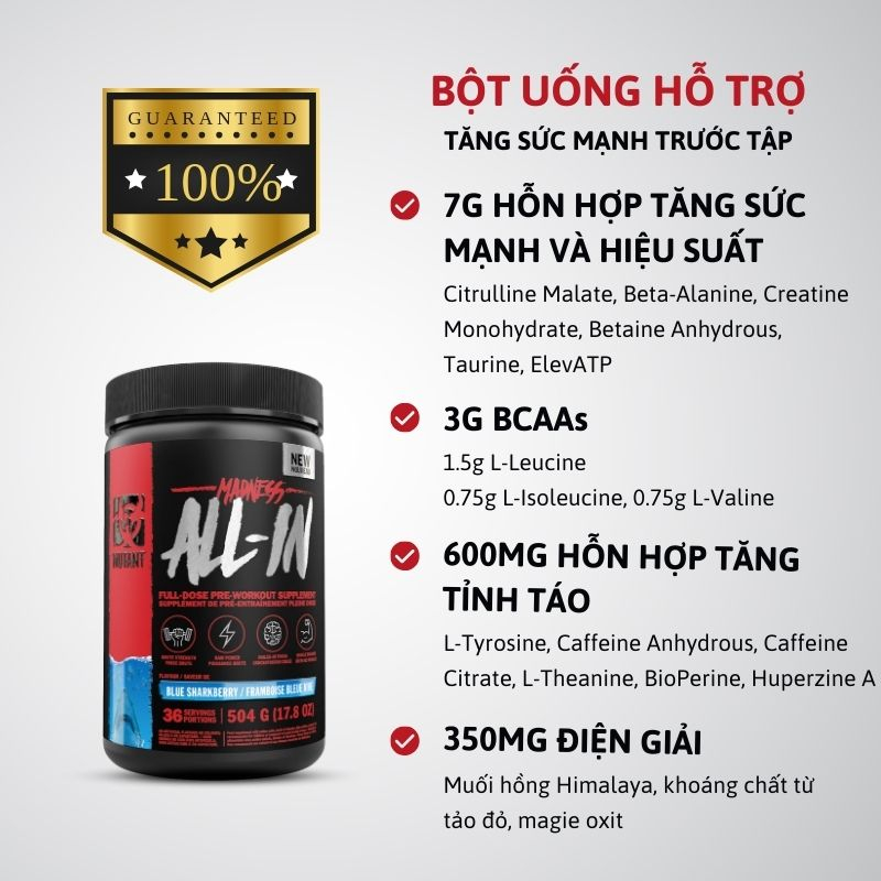 Mutant Madness ALL-IN 36 Servings