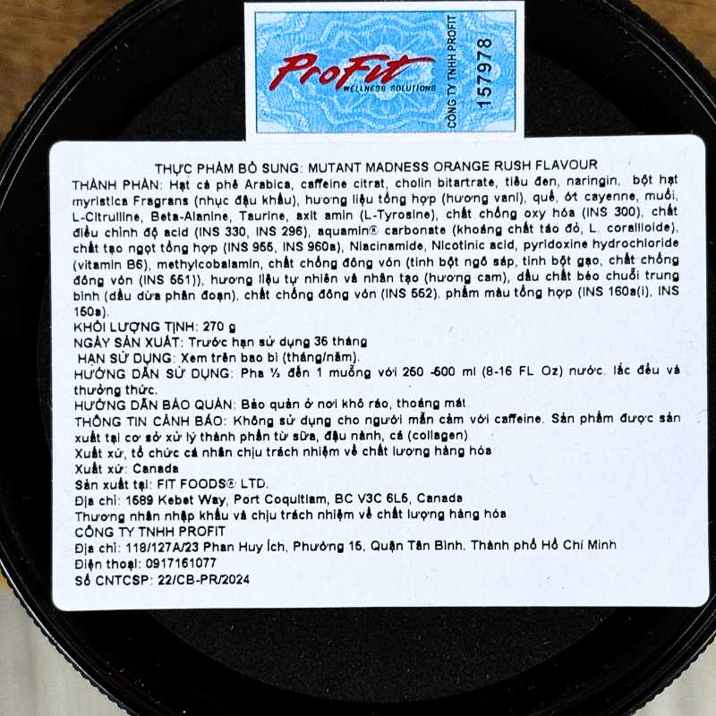 Mutant Madness 30 servings