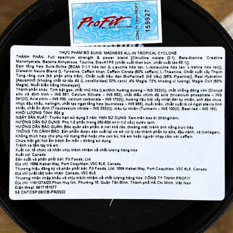 Mutant Madness ALL-IN 36 Servings