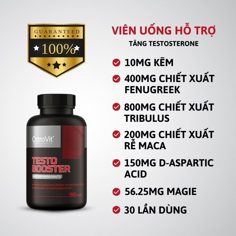Ostrovit Testo Booster - 90 viên