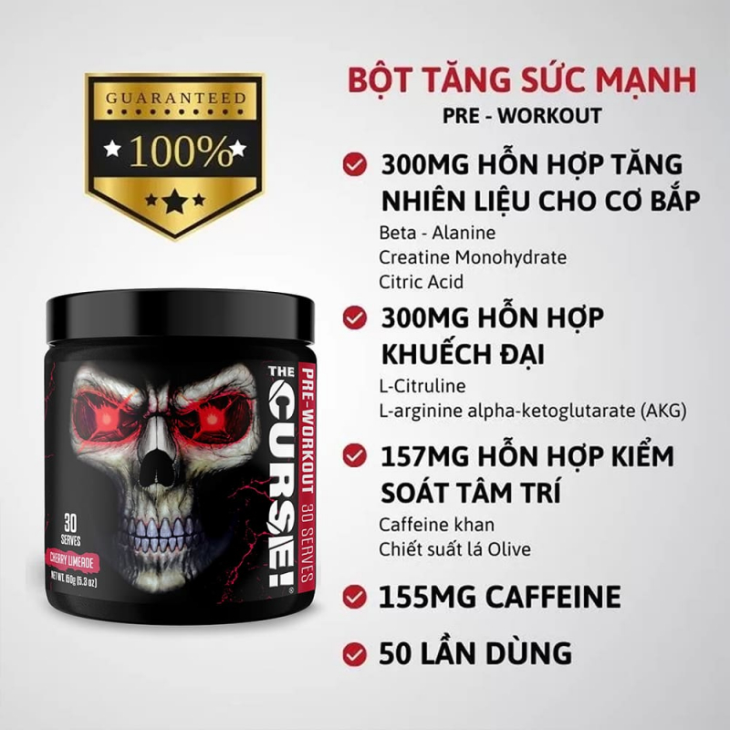 JNX Sports The Curse 50 servings