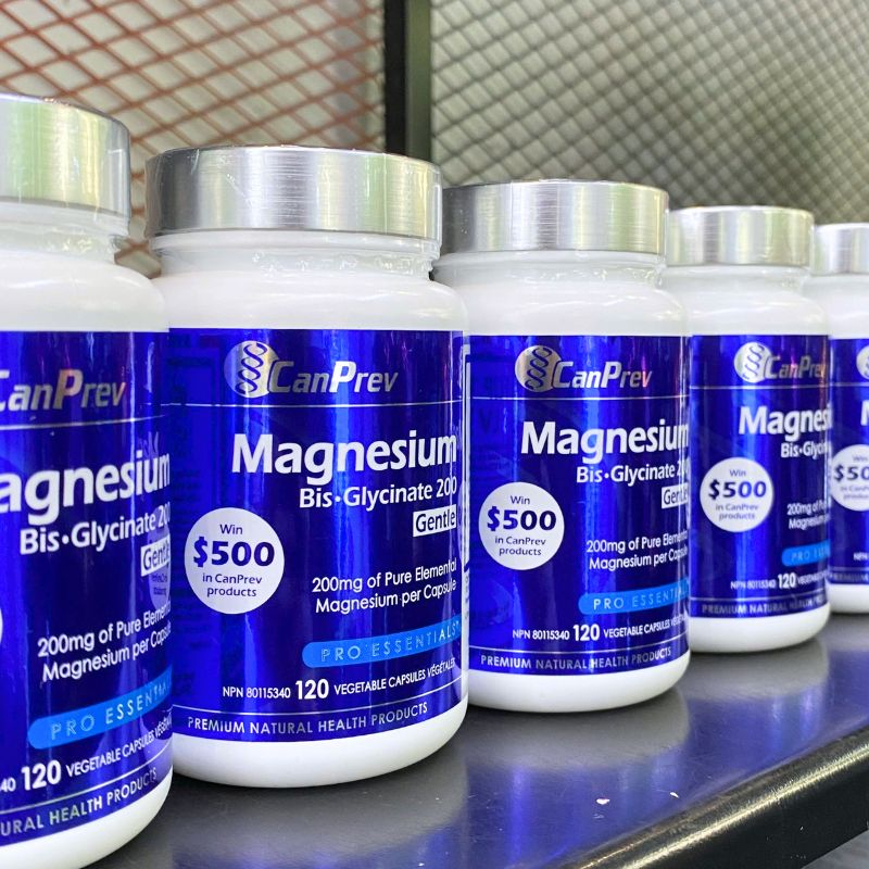 CanPrev Magnesium Bis-Glycinate 200 Gentle - 120 viên