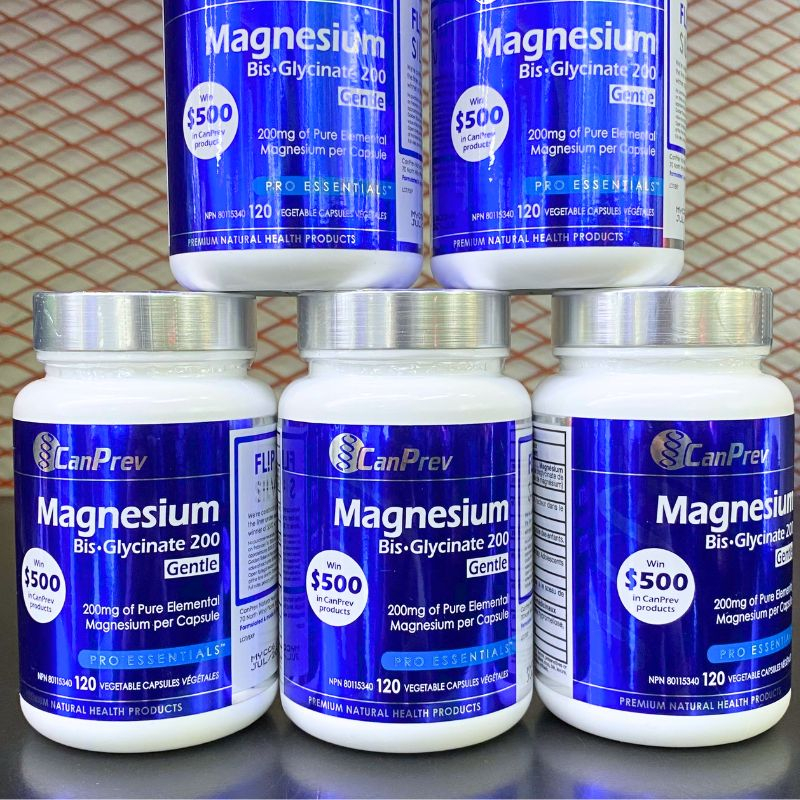 CanPrev Magnesium Bis-Glycinate 200 Gentle - 120 viên