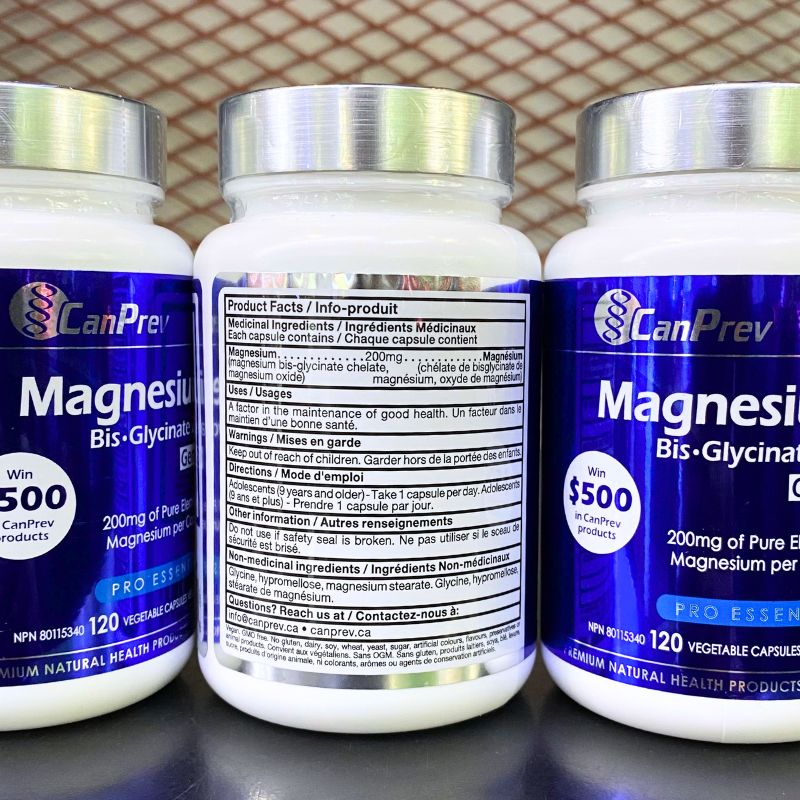 CanPrev Magnesium Bis-Glycinate 200 Gentle - 120 viên