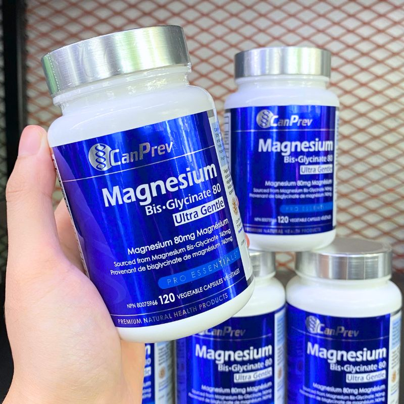 CanPrev Magnesium Bis-Glycinate 80 Ultra Gentle - 120 viên