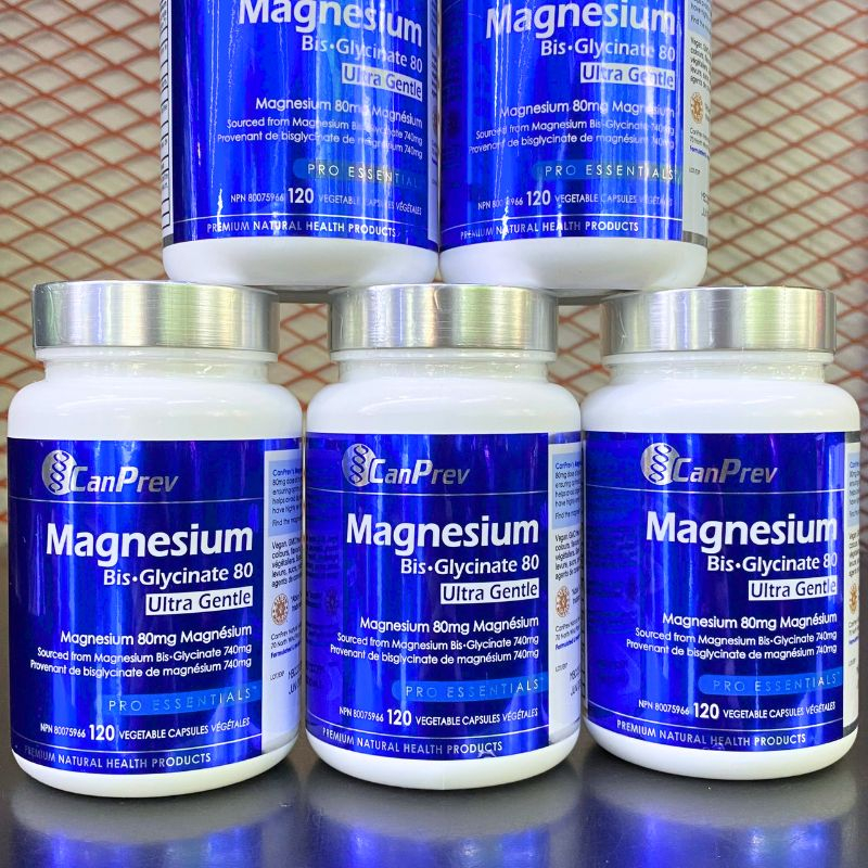 CanPrev Magnesium Bis-Glycinate 80 Ultra Gentle - 120 viên