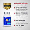 CanPrev D3 & K2 Organic Coconut Oil - 120 viên