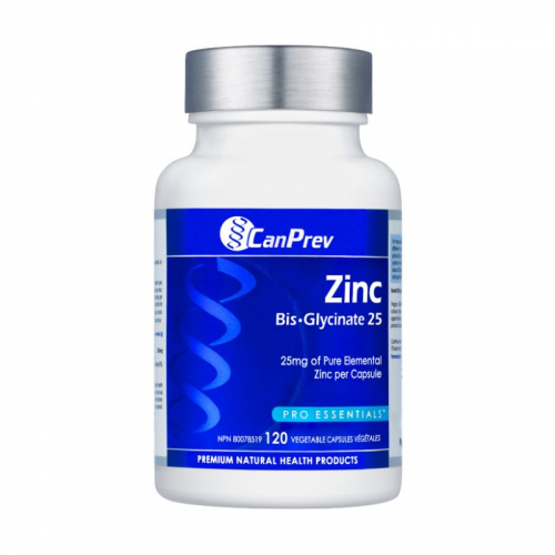 CanPrev Zinc Bis-Glycinate 25mg - 120 Viên