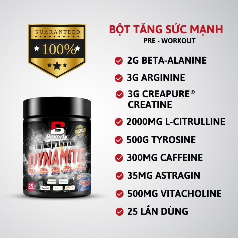 Beverly Dynamite Pre-Workout 375g