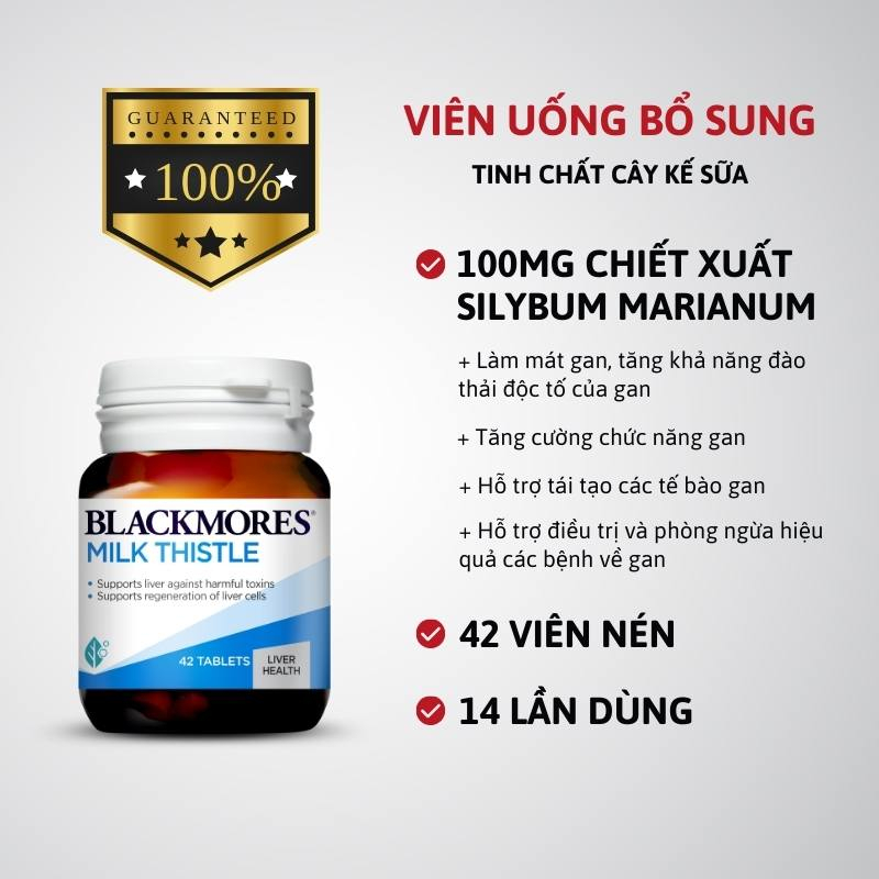 Blackmores Milk Thistle - 42 viên