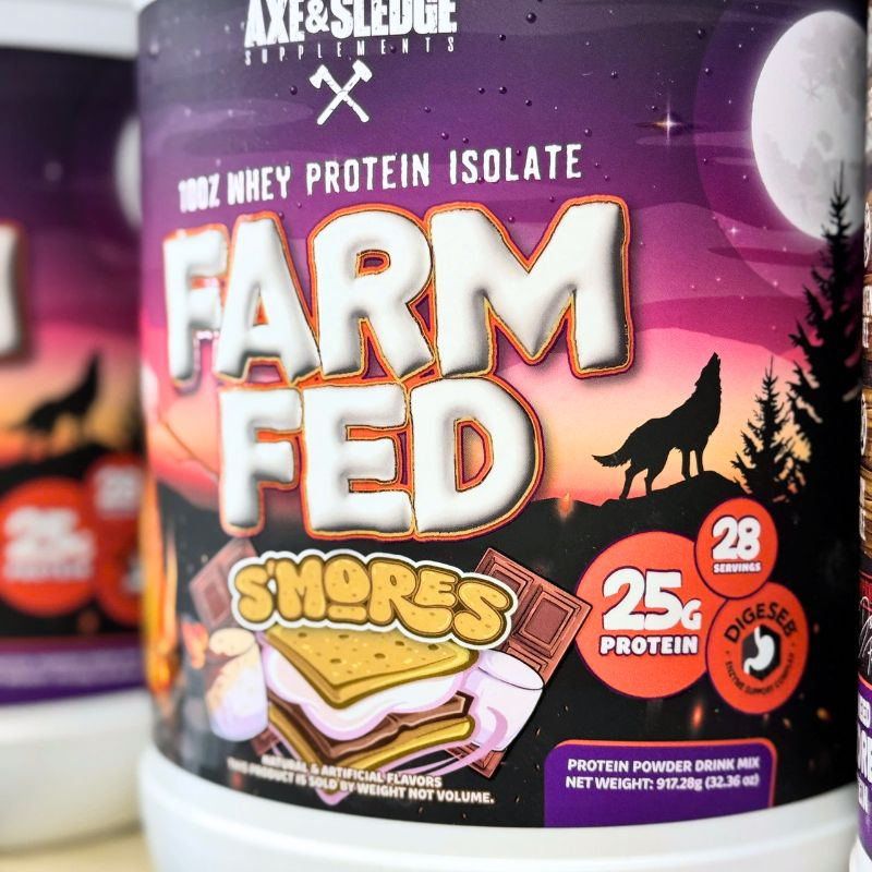 Axe &amp; Sledge Farm Fed 100% Whey Protein Isolate 918g