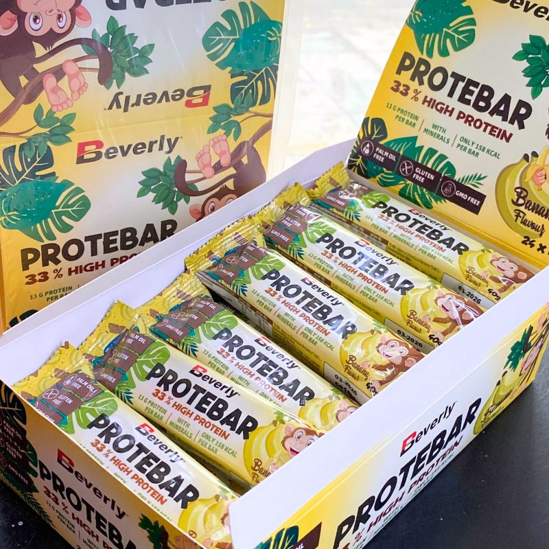 Beverly Protebar 33% High Protein - Hương Chuối 24 Thanh