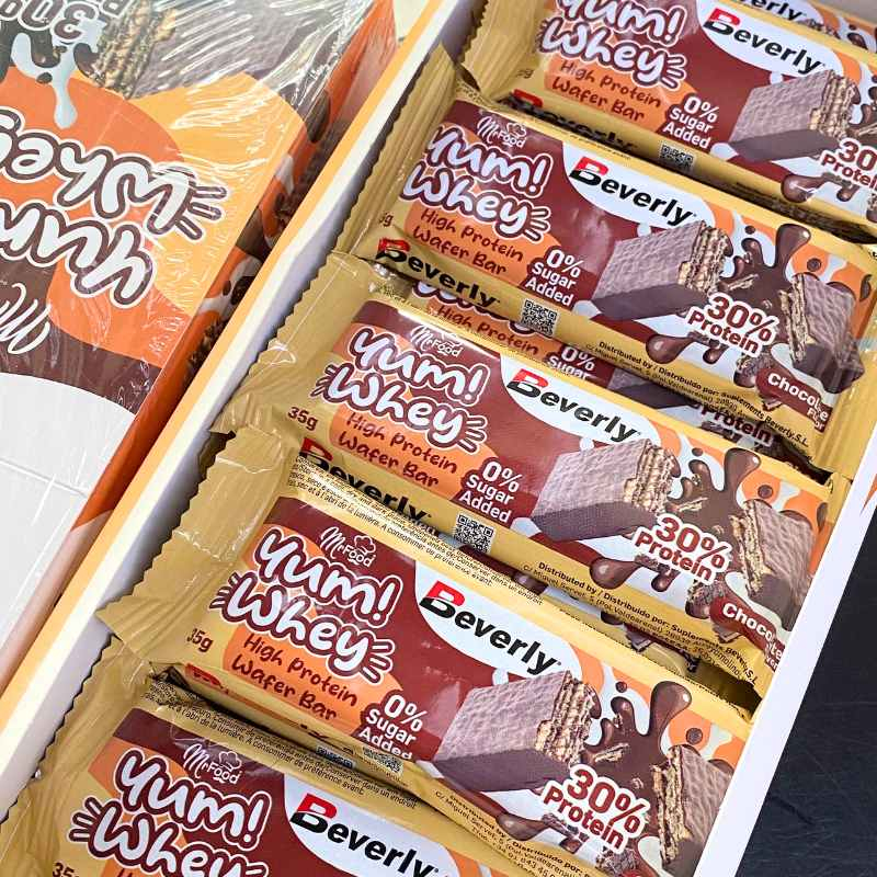 Beverly Yum Whey High Protein Wafer Bar 24 bánh