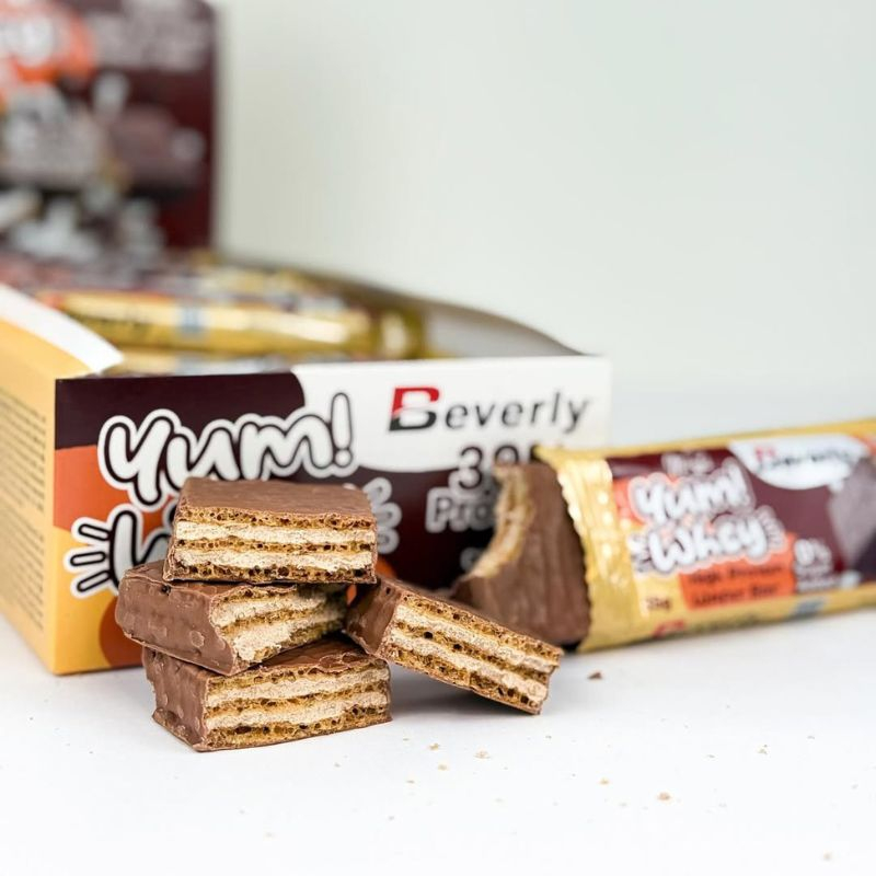 Beverly Yum Whey High Protein Wafer Bar 24 bánh