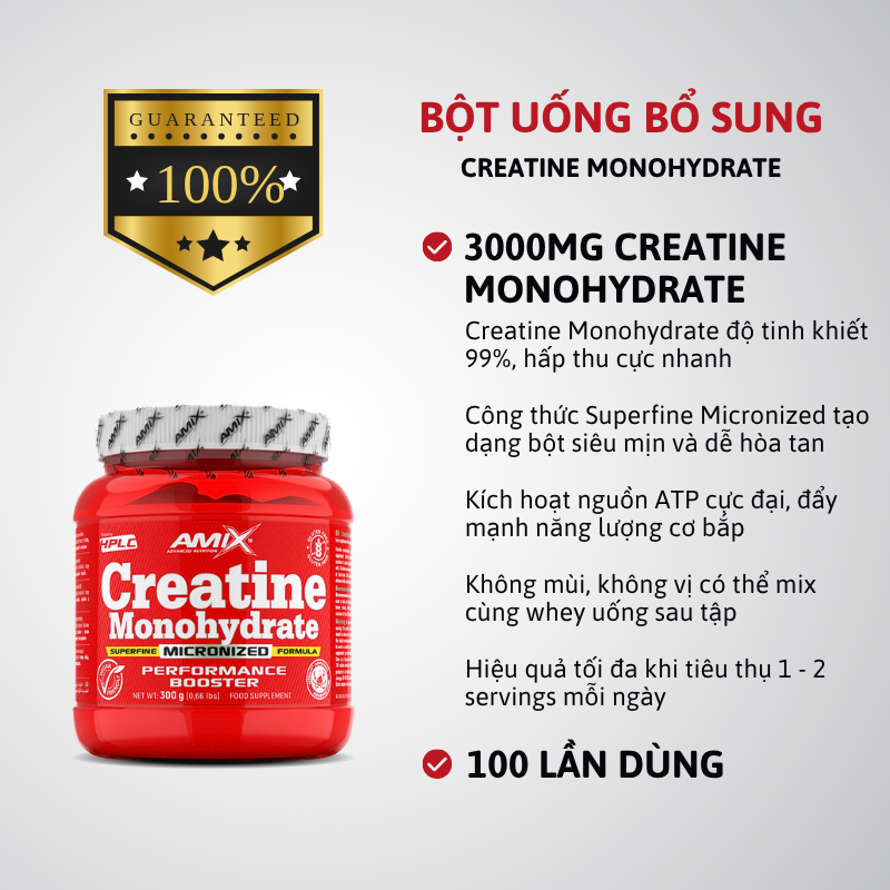 Amix Creatine Monohydrate Micronized - 300g