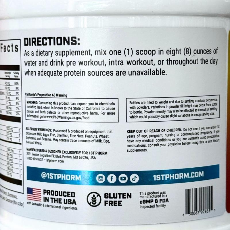 1ST Phorm EAA 60 servings
