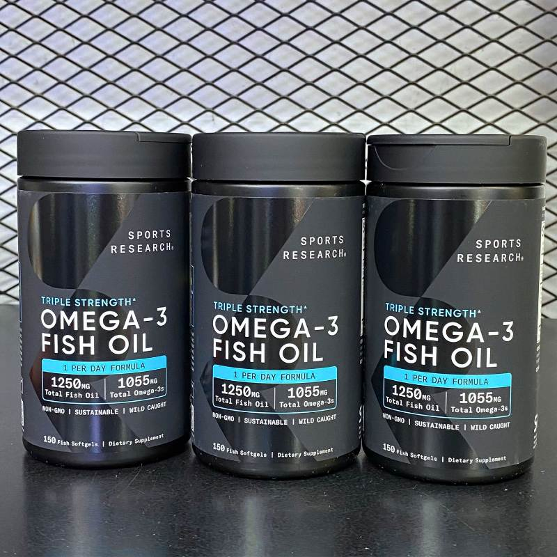 Sports Research Triple Strength Omega-3 Fish Oil - 150 viên